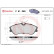 Brake Pad Set, disc brake P 61 069 Brembo, Thumbnail 3