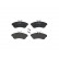 Brake Pad Set, disc brake P 61 075 Brembo