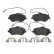 Brake Pad Set, disc brake P 61 078 Brembo