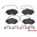 Brake Pad Set, disc brake P 61 078 Brembo, Thumbnail 2
