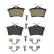 Brake Pad Set, disc brake P 61 084 Brembo