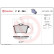 Brake Pad Set, disc brake P 61 084 Brembo, Thumbnail 3