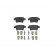 Brake Pad Set, disc brake P 61 085 Brembo