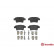 Brake Pad Set, disc brake P 61 085 Brembo, Thumbnail 2