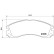 Brake Pad Set, disc brake P 61 089 Brembo, Thumbnail 3