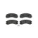 Brake Pad Set, disc brake P 61 089 Brembo, Thumbnail 3