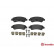 Brake Pad Set, disc brake P 61 091 Brembo, Thumbnail 2