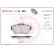 Brake Pad Set, disc brake P 61 095 Brembo, Thumbnail 3