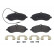 Brake Pad Set, disc brake P 61 096 Brembo, Thumbnail 2