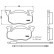 Brake Pad Set, disc brake P 61 099 Brembo, Thumbnail 2