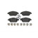 Brake Pad Set, disc brake P 61 103 Brembo, Thumbnail 3