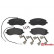 Brake Pad Set, disc brake P 61 104 Brembo, Thumbnail 2