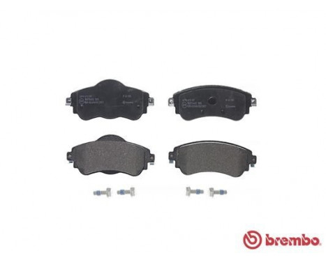 Brake Pad Set, disc brake P 61 105 Brembo, Image 2
