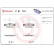 Brake Pad Set, disc brake P 61 112 Brembo, Thumbnail 3