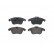 Brake Pad Set, disc brake P 61 117 Brembo