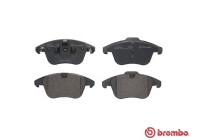 Brake pad set, disc brake P 61 117X Brembo