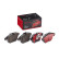 Brake pad set, disc brake P 61 117X Brembo, Thumbnail 2