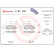 Brake Pad Set, disc brake P 61 118 Brembo, Thumbnail 3