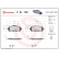 Brake Pad Set, disc brake P 61 120 Brembo, Thumbnail 3