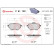 Brake Pad Set, disc brake P 61 122 Brembo, Thumbnail 3