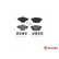 Brake Pad Set, disc brake P 61 124 Brembo, Thumbnail 2