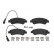 Brake Pad Set, disc brake P 61 125 Brembo, Thumbnail 3