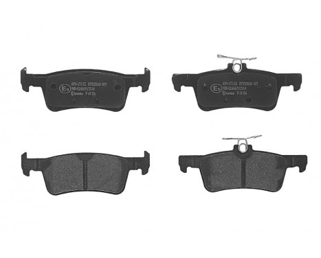 Brake Pad Set, disc brake P 61 126 Brembo