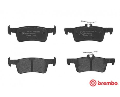 Brake Pad Set, disc brake P 61 126 Brembo, Image 2