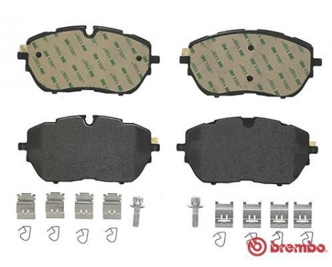 Brake Pad Set, disc brake P 61 128 Brembo, Image 2