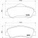 Brake Pad Set, disc brake P 61 138 Brembo