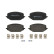 Brake pad set, disc brake P 61 142 Brembo, Thumbnail 2