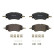 Brake pad set, disc brake P 61 145 Brembo, Thumbnail 3