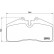 Brake Pad Set, disc brake P 65 005 Brembo, Thumbnail 2