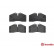 Brake Pad Set, disc brake P 65 005 Brembo, Thumbnail 3