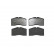 Brake Pad Set, disc brake P 65 006 Brembo