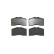 Brake Pad Set, disc brake P 65 006 Brembo, Thumbnail 3