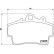 Brake Pad Set, disc brake P 65 007 Brembo, Thumbnail 3
