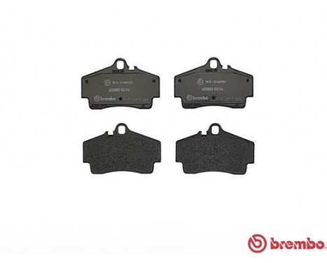 Brake Pad Set, disc brake P 65 008 Brembo, Image 2