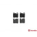 Brake Pad Set, disc brake P 65 010 Brembo, Thumbnail 3