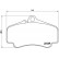 Brake Pad Set, disc brake P 65 011 Brembo, Thumbnail 2