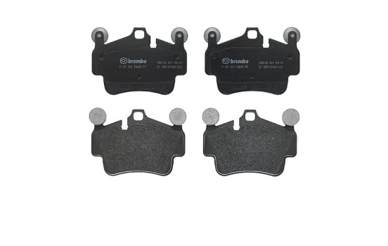 Brake Pad Set, disc brake P 65 014 Brembo, Image 3