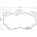 Brake Pad Set, disc brake P 65 016 Brembo, Thumbnail 2