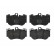 Brake Pad Set, disc brake P 65 016 Brembo