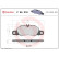 Brake Pad Set, disc brake P 65 018 Brembo, Thumbnail 3