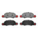 Brake Pad Set, disc brake P 65 018 Brembo, Thumbnail 3