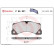 Brake Pad Set, disc brake P 65 021 Brembo, Thumbnail 3