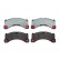 Brake Pad Set, disc brake P 65 026 Brembo, Thumbnail 3