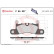 Brake Pad Set, disc brake P 65 027 Brembo, Thumbnail 3