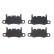 Brake Pad Set, disc brake P 65 037 Brembo
