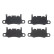 Brake Pad Set, disc brake P 65 037 Brembo, Thumbnail 3